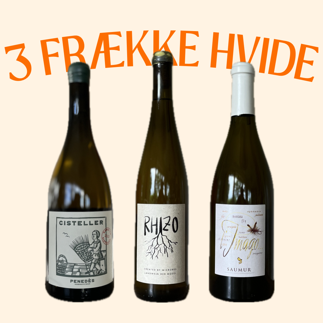 3 frække hvide