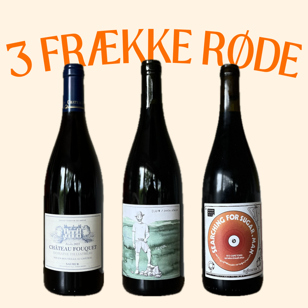 3 frække røde